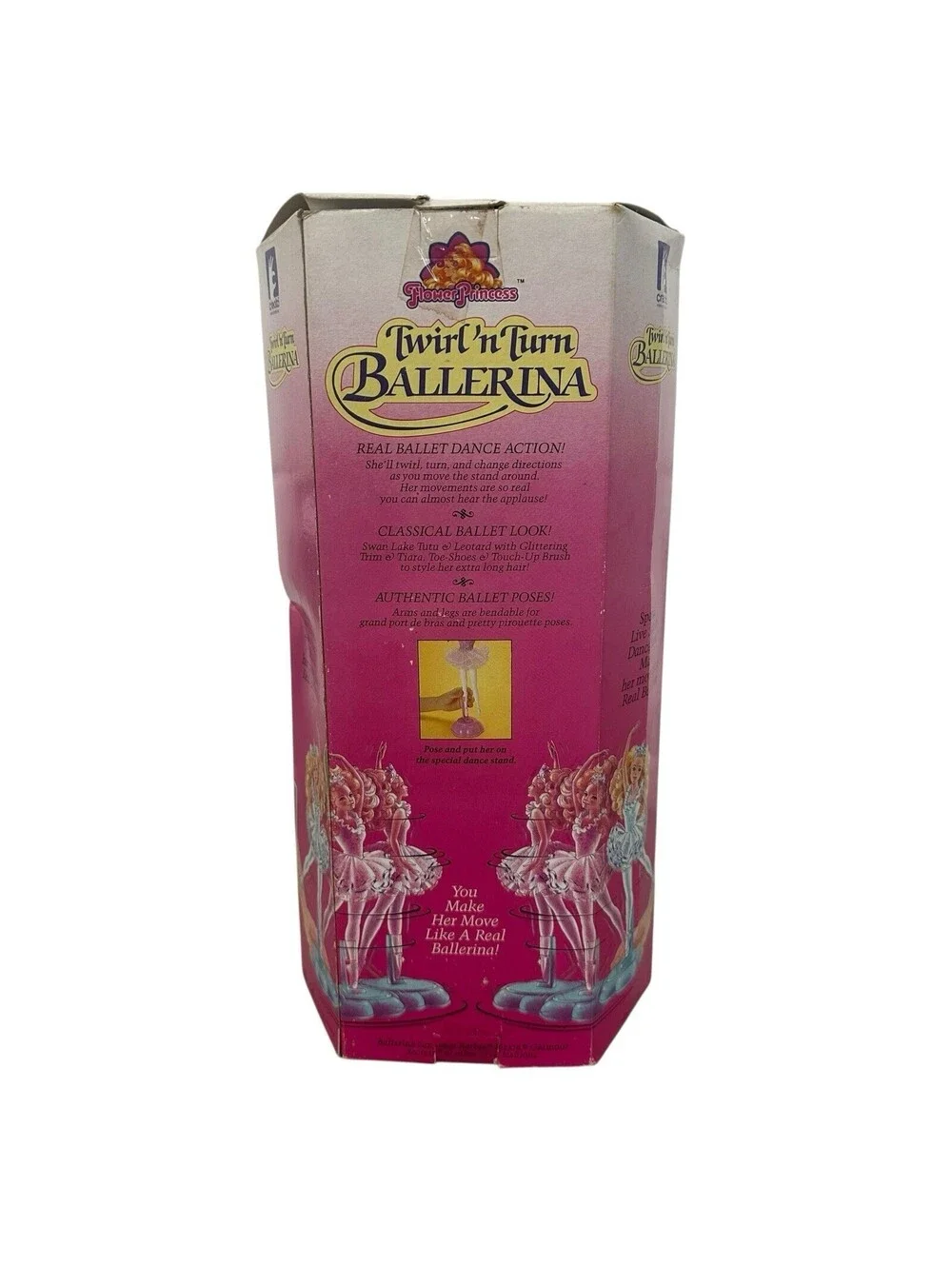 1989 Twirl N Turn Ballerina Doll Creata Flower Princess NEW/SEALED 11.5